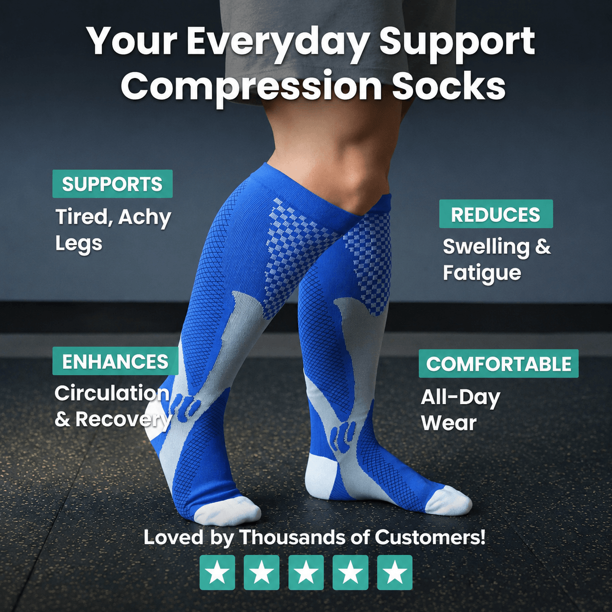 StepStrong™ Premium Compression Socks